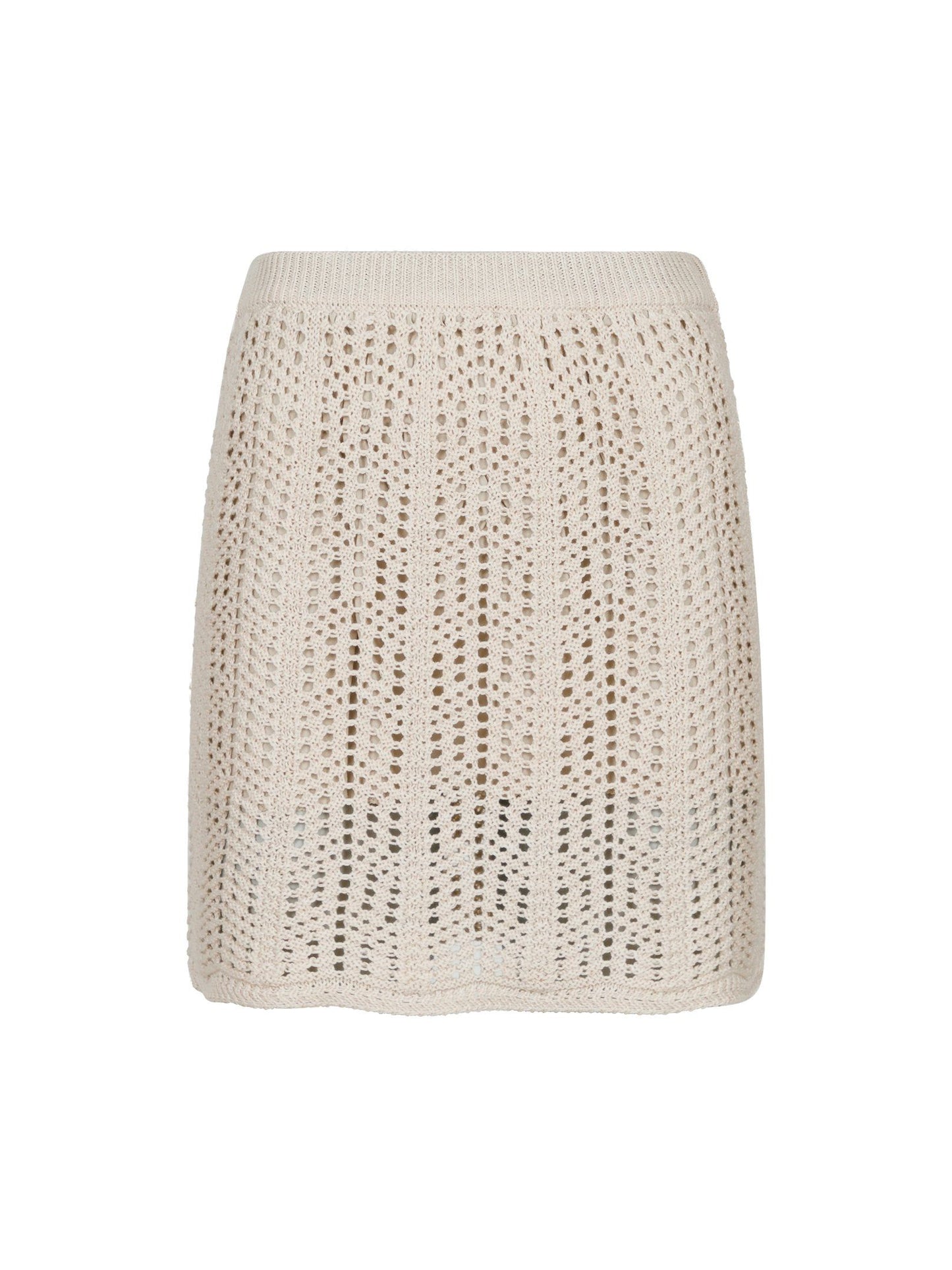 Neo Noir clarke crochet knit skirt