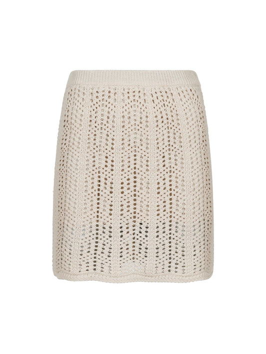 Neo Noir clarke crochet knit skirt