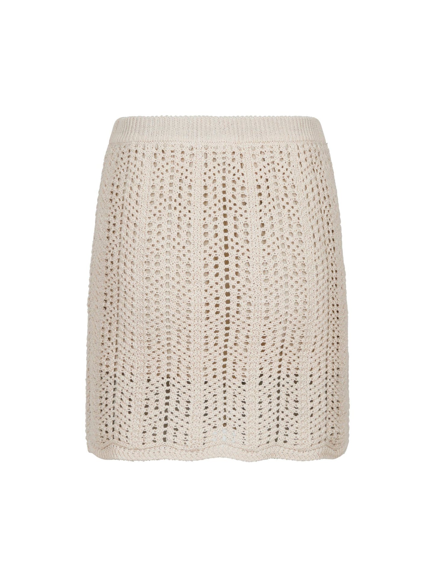 Neo Noir clarke crochet knit skirt