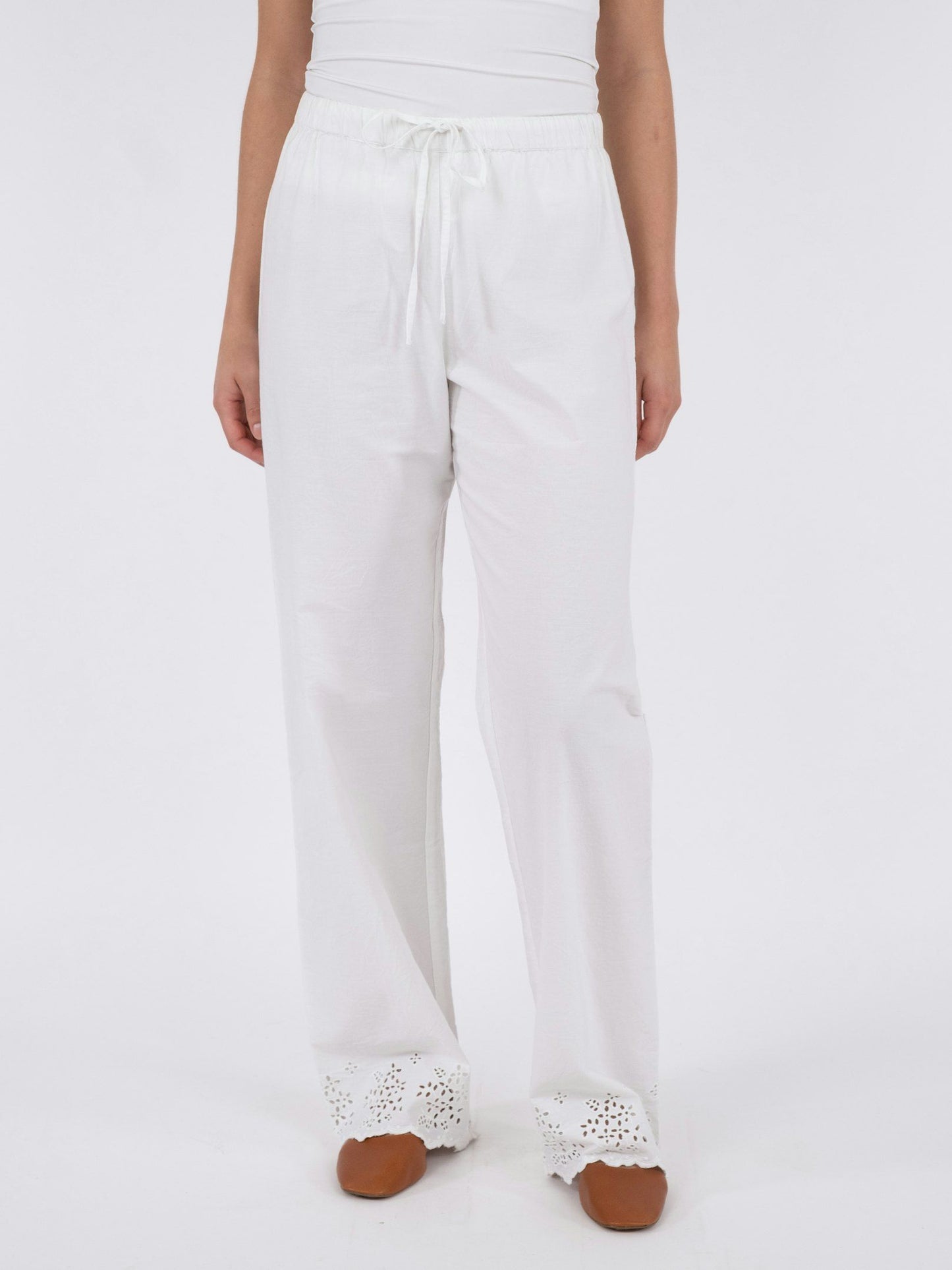 Neo Noir WILLIAM EMBROIDERY PANTS