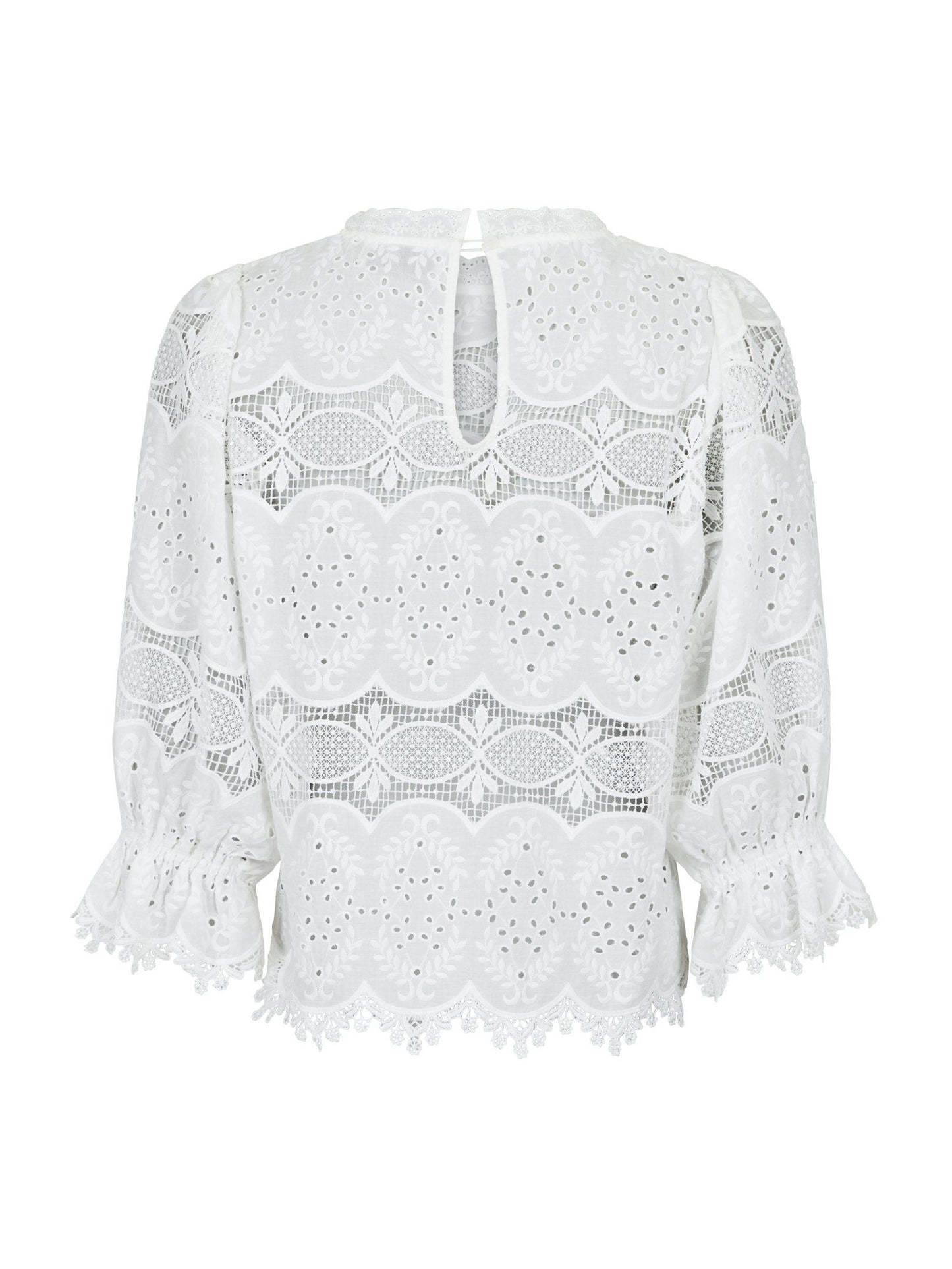 Neo Noir Adela big embroidery blouse