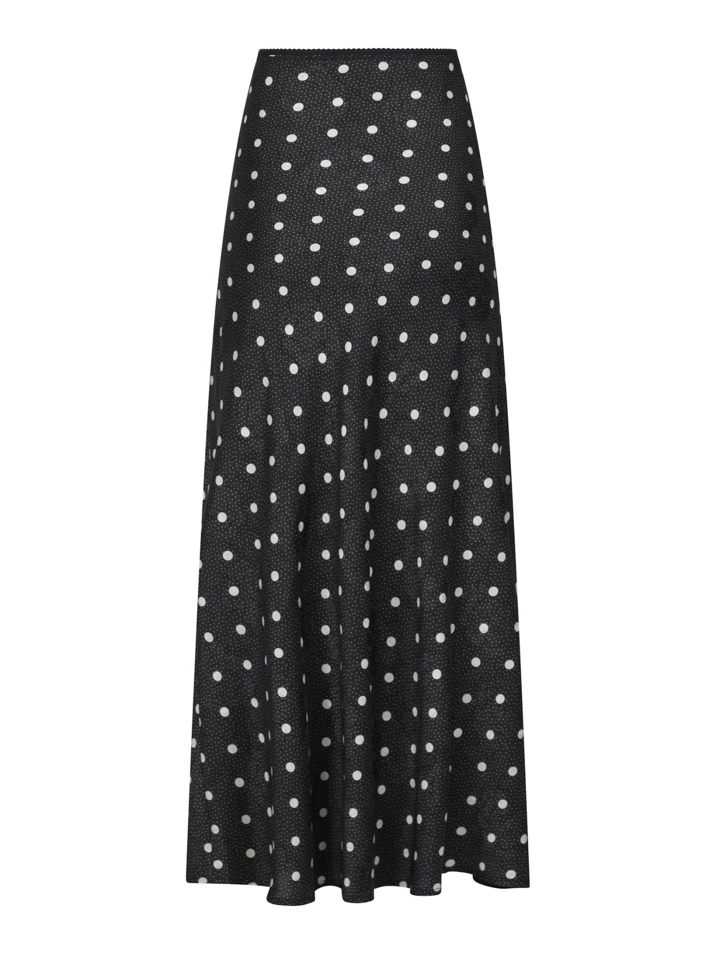 Neo Noir lola retro dot long skirt